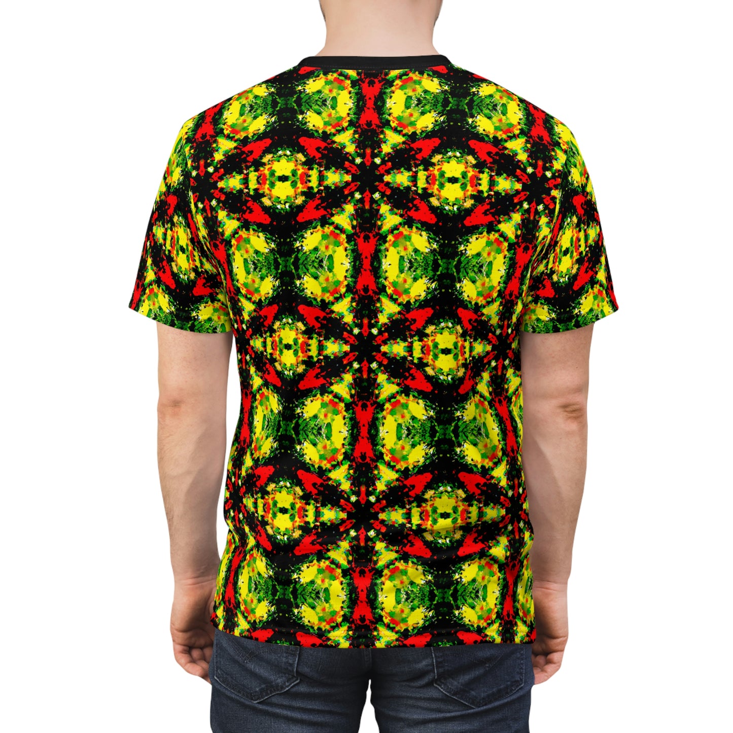 Rasta Star 2 - AI Art - T-Shirt