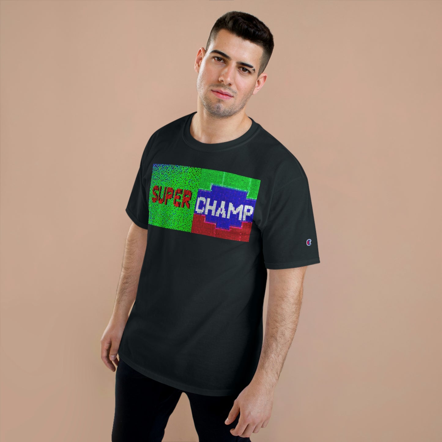 SUPER CHAMP (Alt Logo 2) - AI Art - Champion T-Shirt