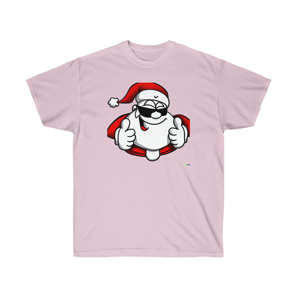 Santa Claus 2 Thumbs Up - AI Cartoon Art - Ultra Cotton Tee