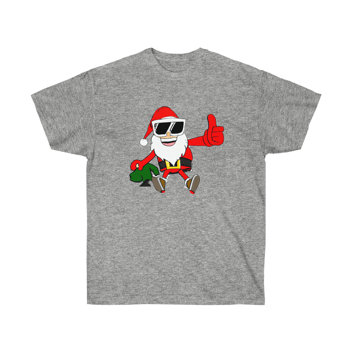 Santa Claus Macho Old Man - AI Cartoon Art - Ultra Cotton Tee