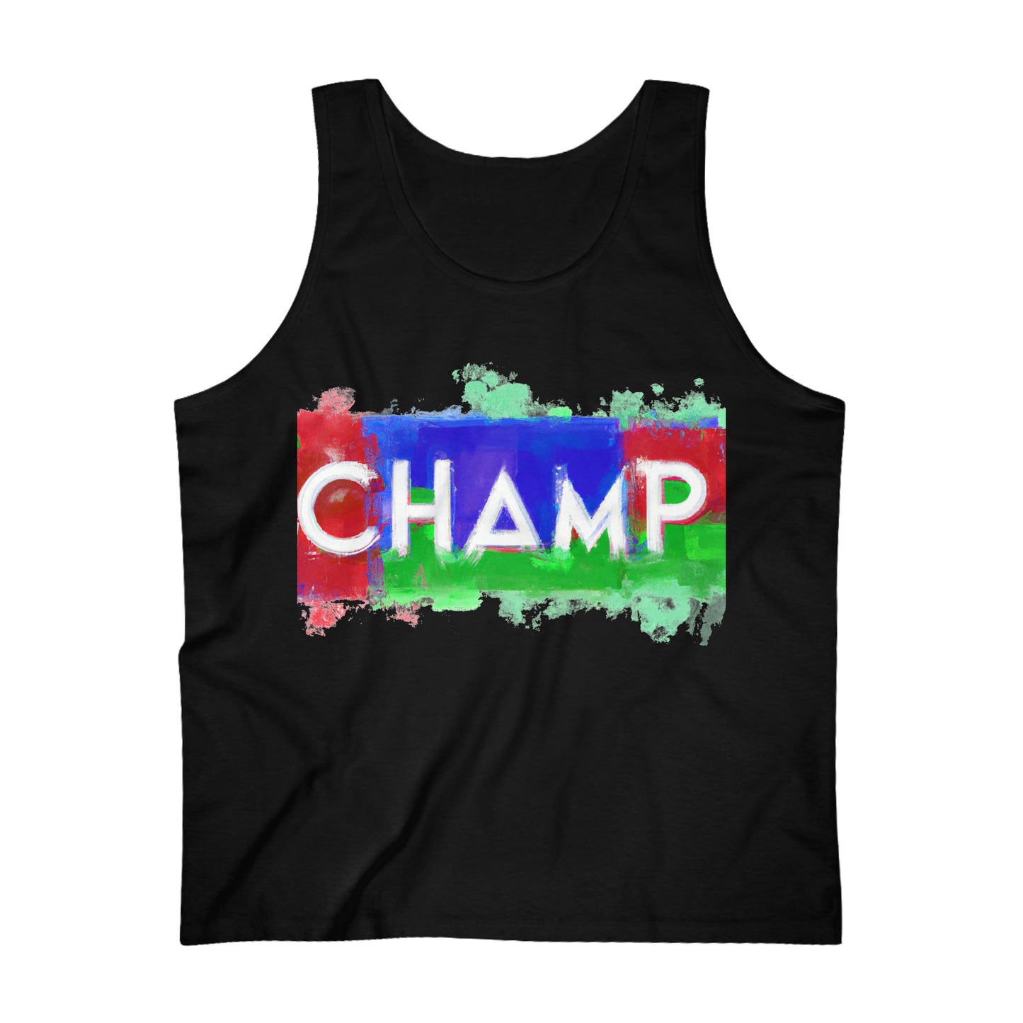 CHAMP 1 (Main Logo) - AI Art - Men's Ultra Cotton Tank Top