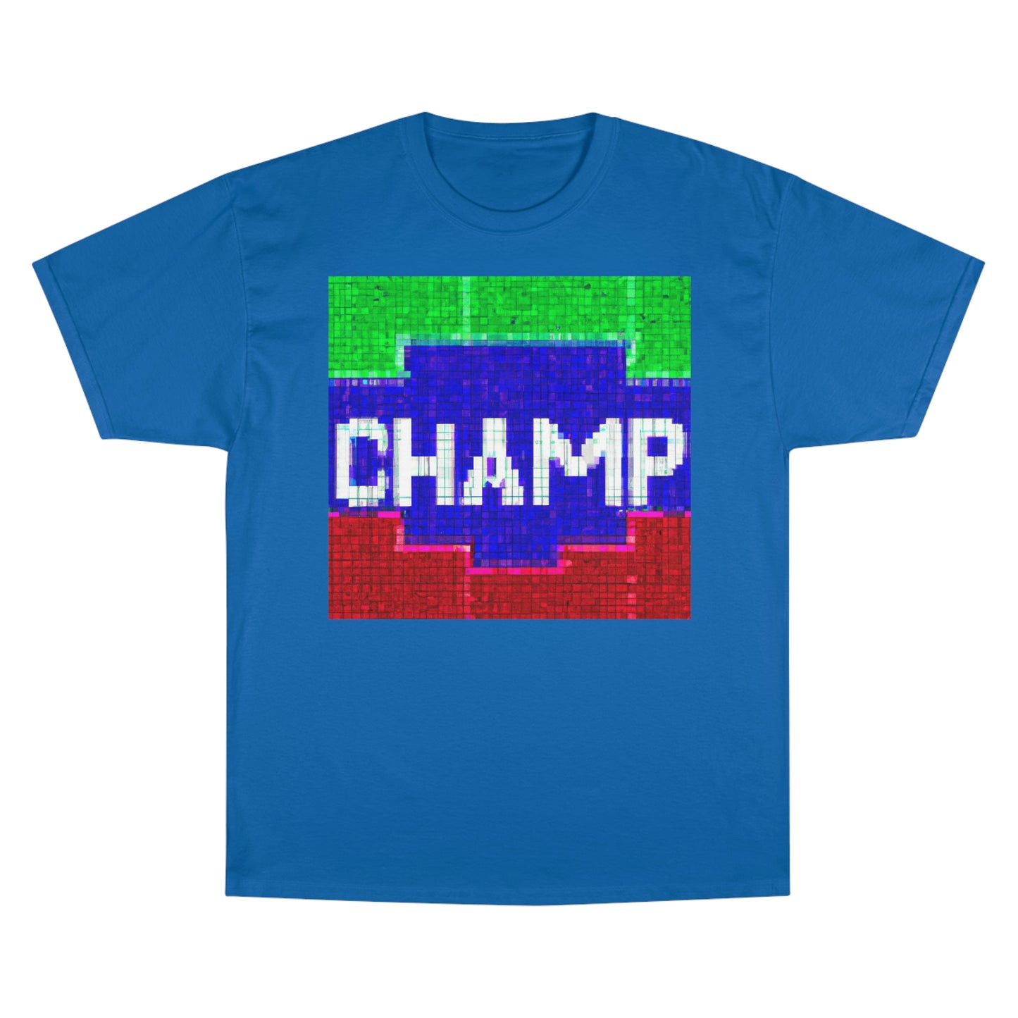 CHAMP (Alt Logo 4 Pixel) - AI Art - Champion T-Shirt