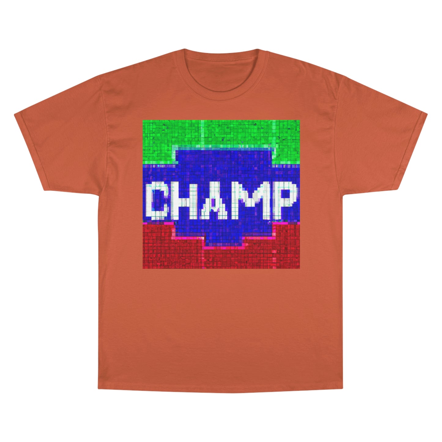 CHAMP (Alt Logo 4 Pixel) - AI Art - Champion T-Shirt