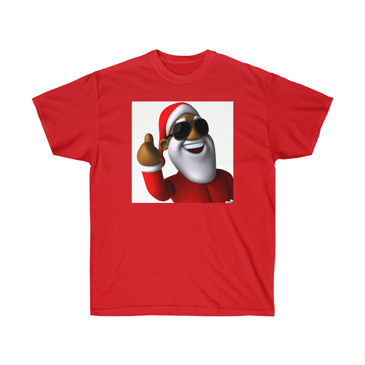 Santa's Got Soul - AI Cartoon Art - Ultra Cotton Tee