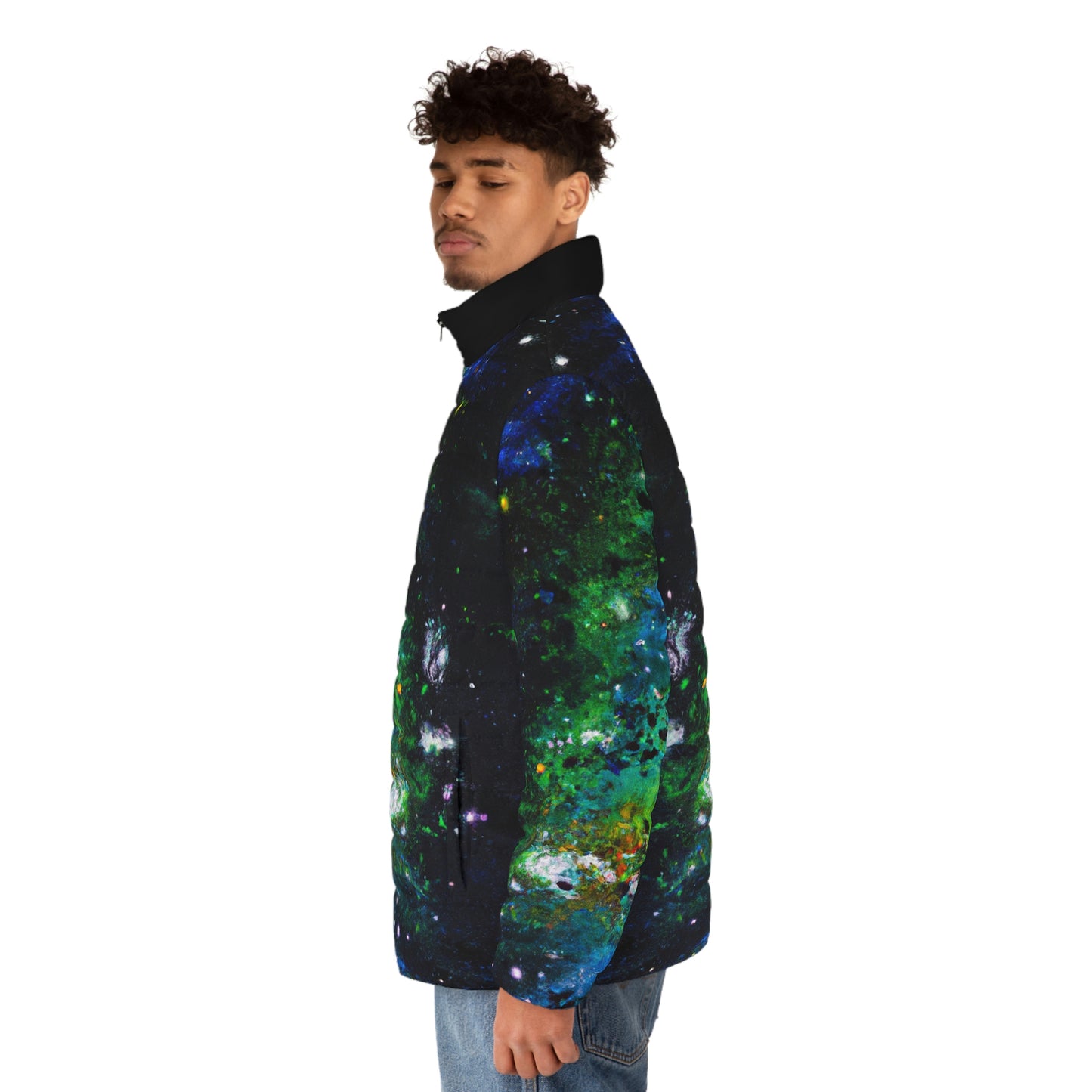 Nebula 1 Spaceballer Jacket - AI Art - Men's Puffer Jacket