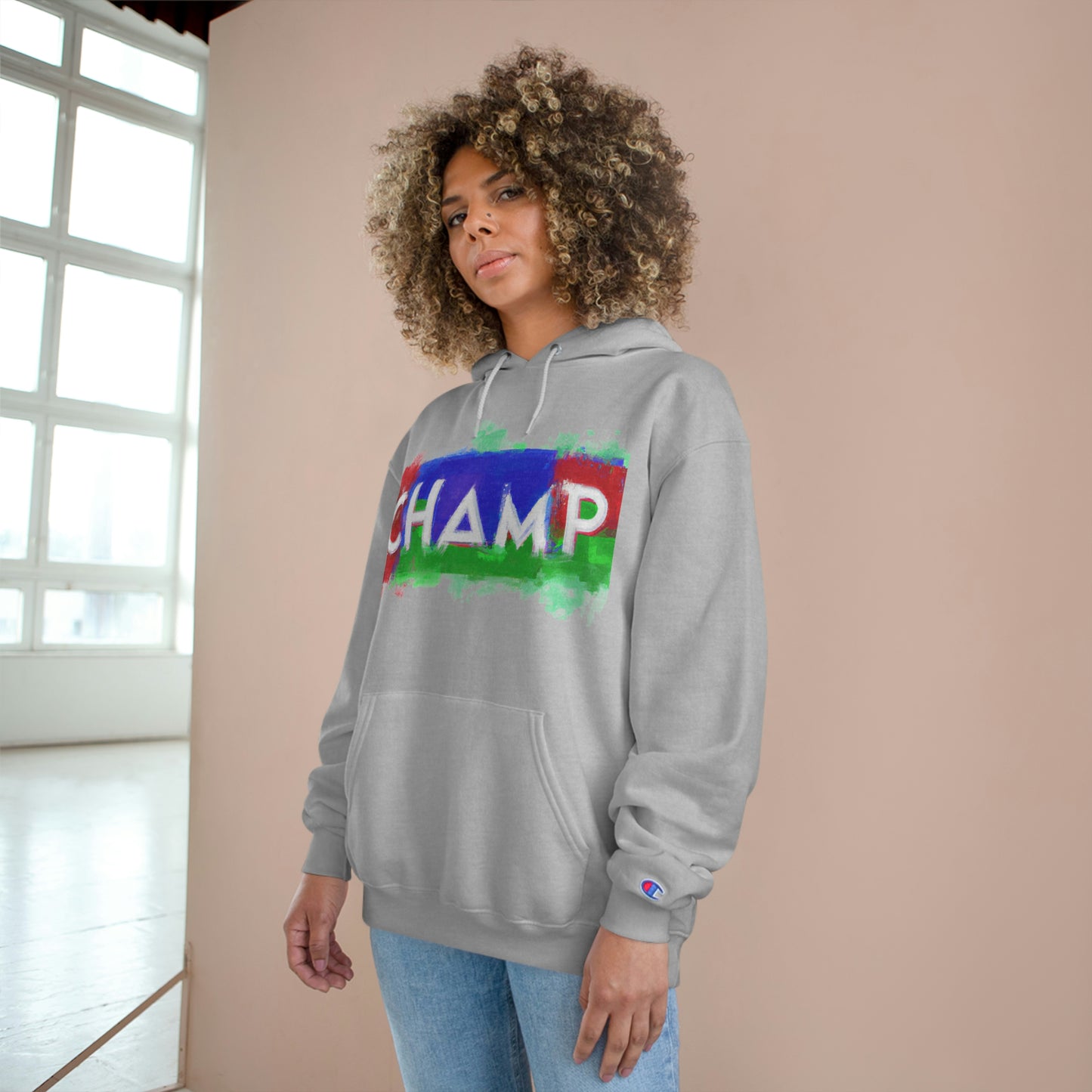 CHAMP 1 (SuperChamp logo) - Champion Hoodie