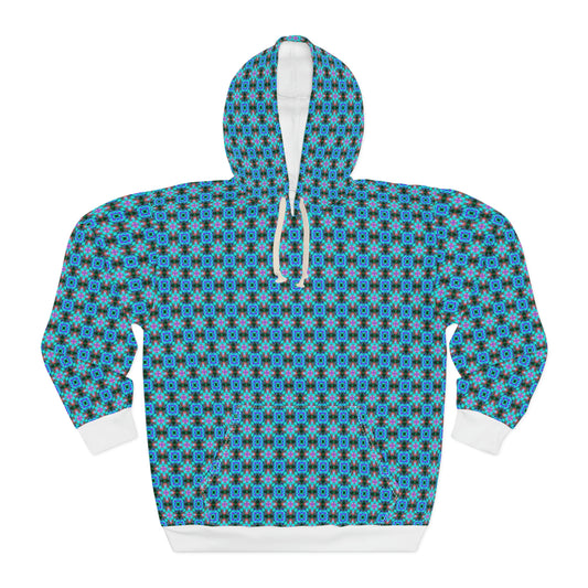 Hyperwave Fractal Pattern 1 - AI Art - Pullover Hoodie