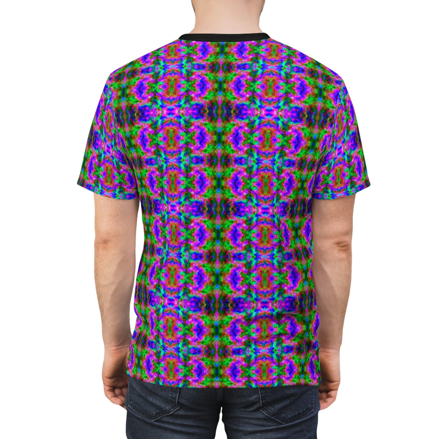 Hyperwave Tie-Dye 4 - AI Art - T-Shirt