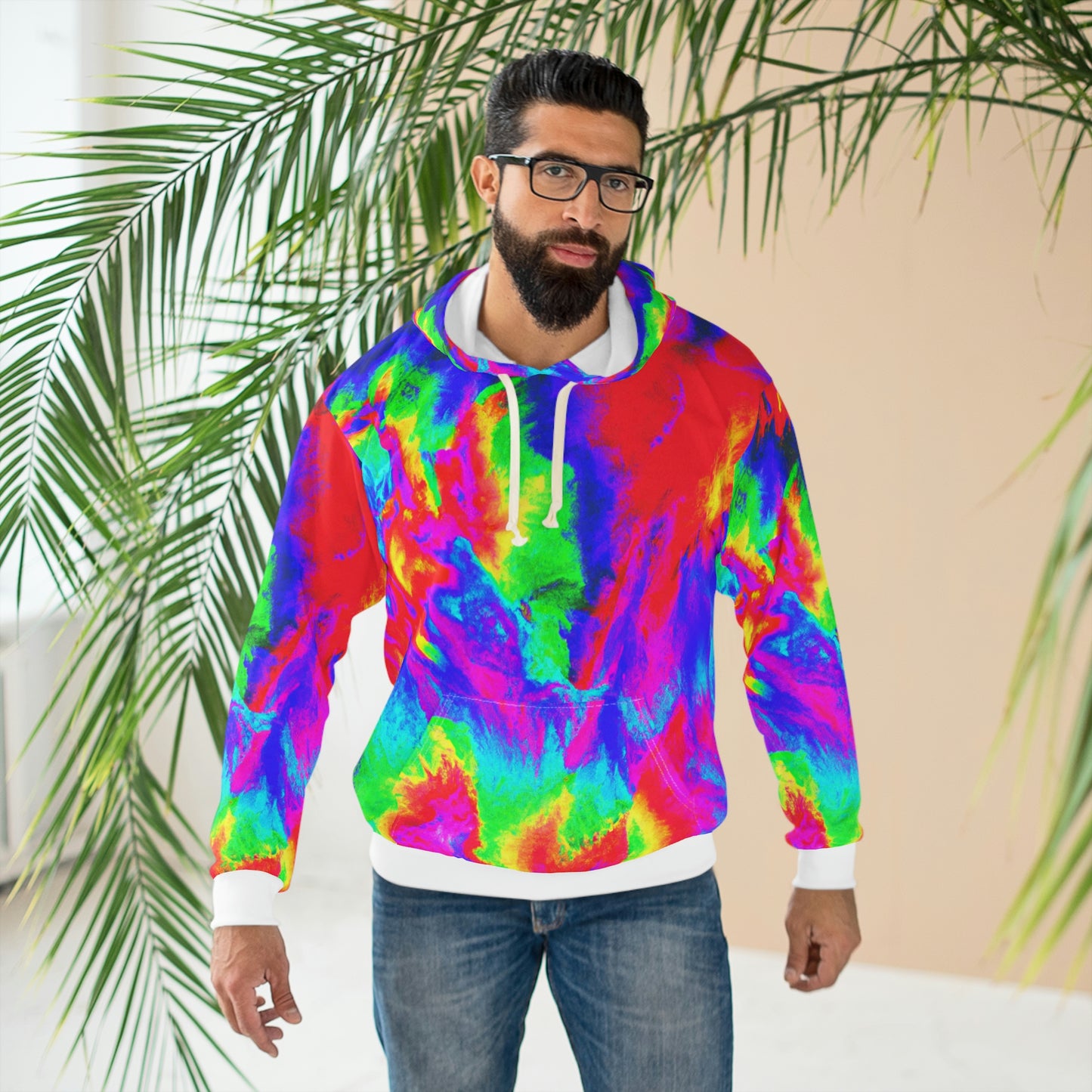 Tropical Storm Radar - AI Art - Pullover Hoodie