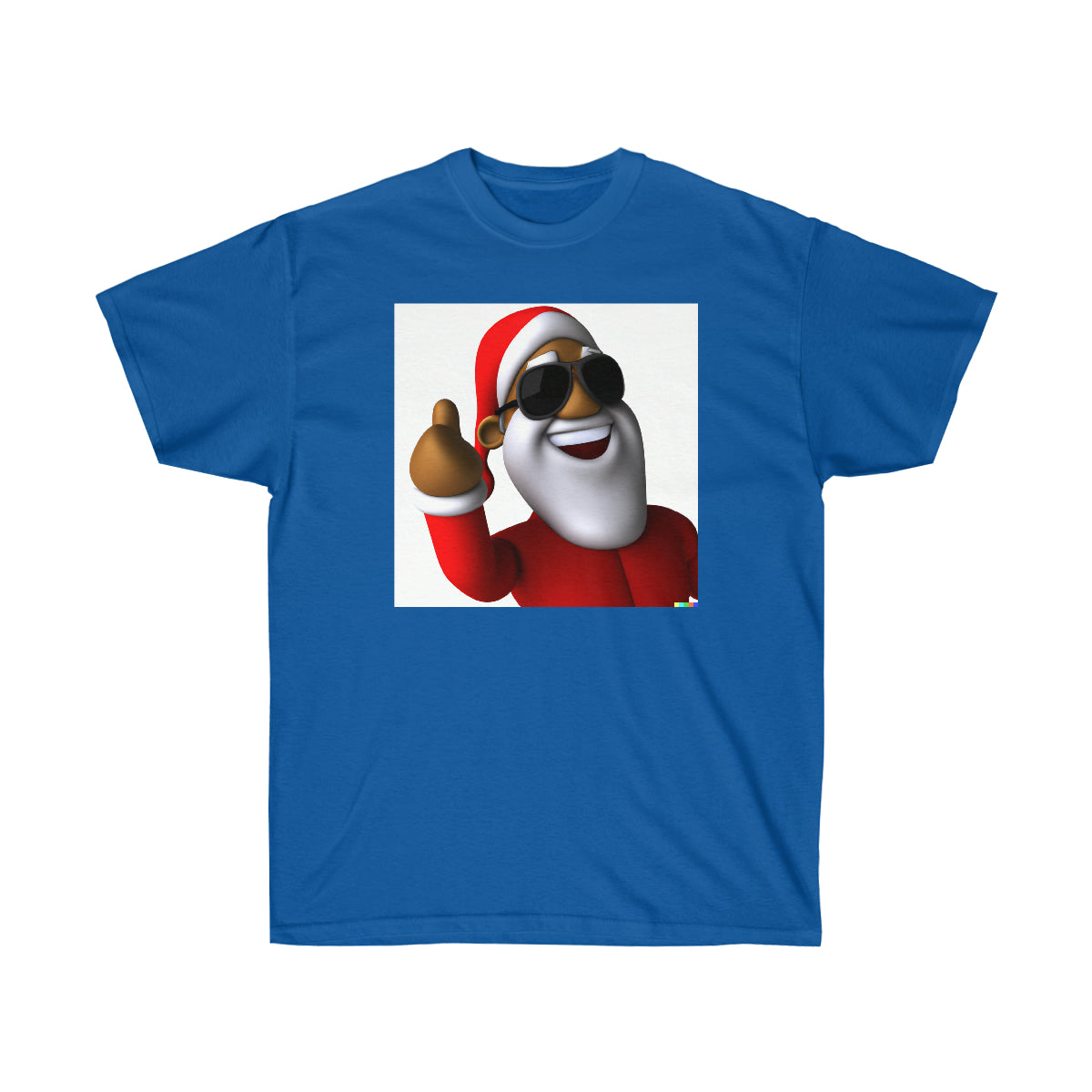 Santa's Got Soul - AI Cartoon Art - Ultra Cotton Tee