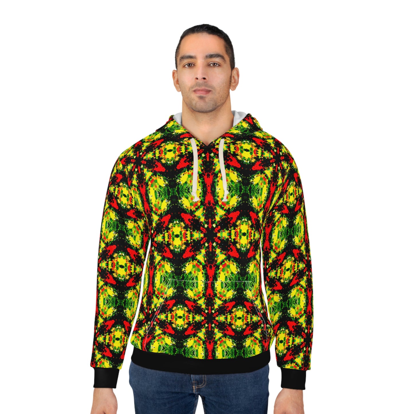 Rasta Star 2 - AI Art - Pullover Hoodie