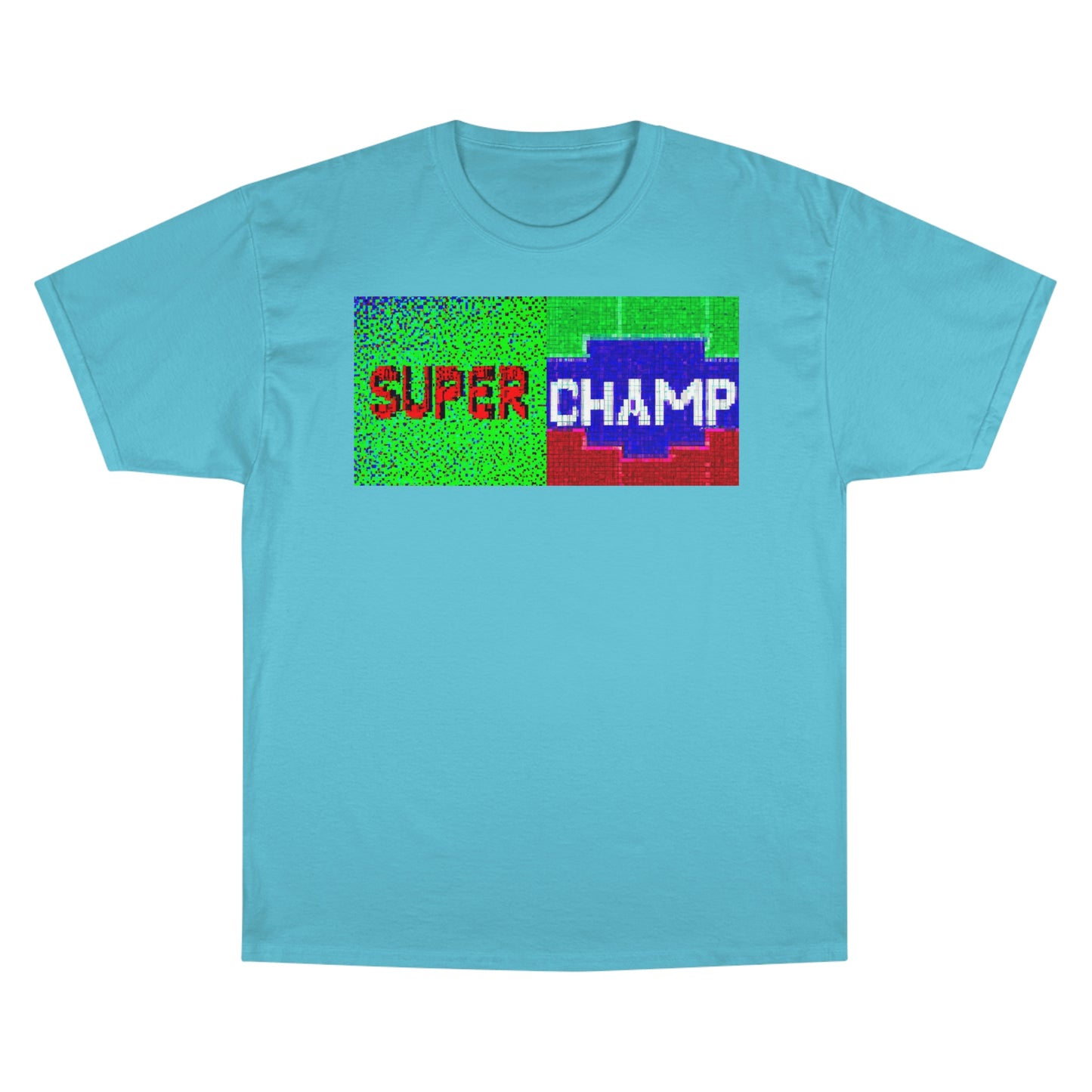 SUPER CHAMP (Alt Logo 2) - AI Art - Champion T-Shirt