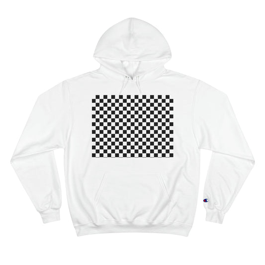 Checkered Flag (No Logo) - Champion Hoodie