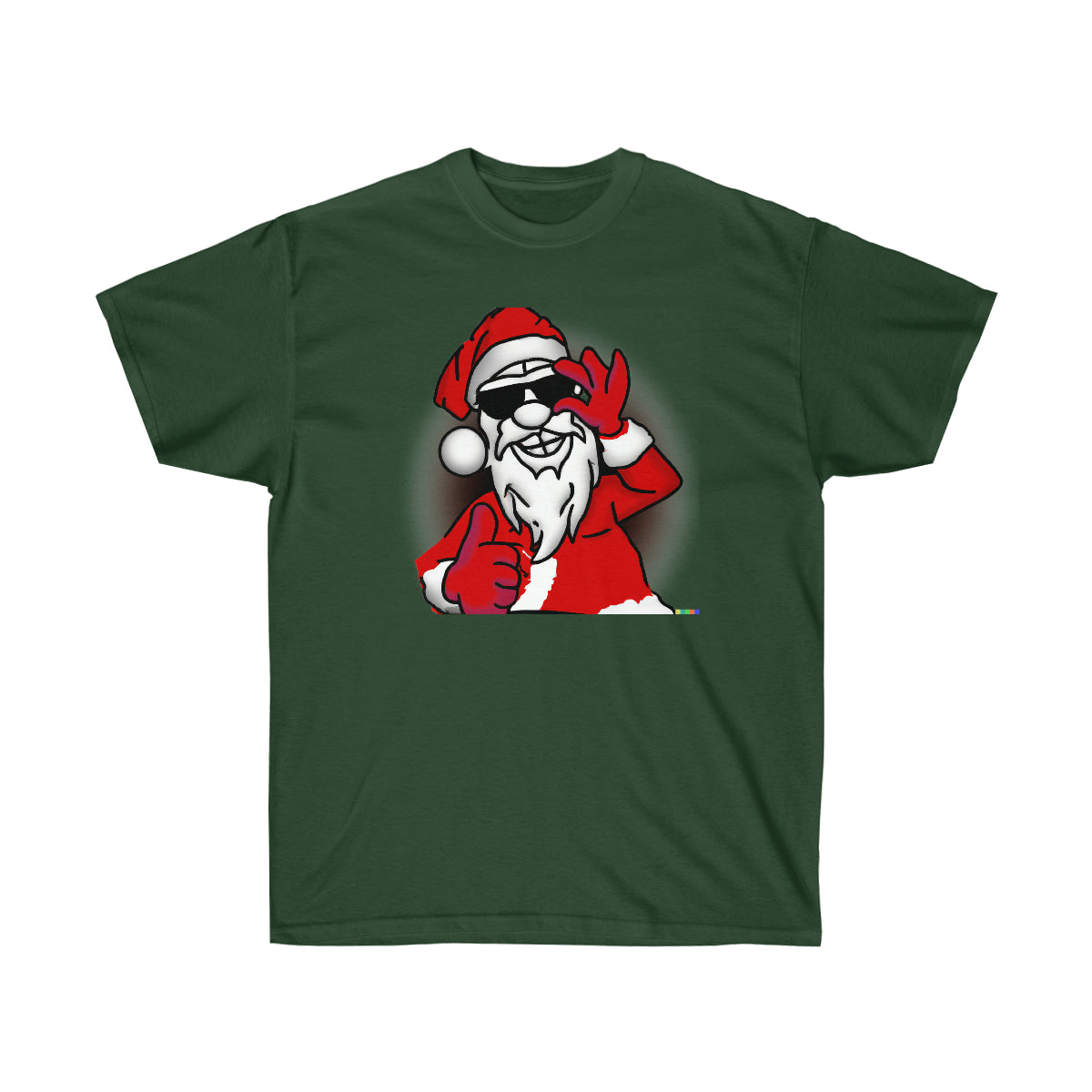 Santa Claus The G - AI Cartoon Art -  Ultra Cotton Tee