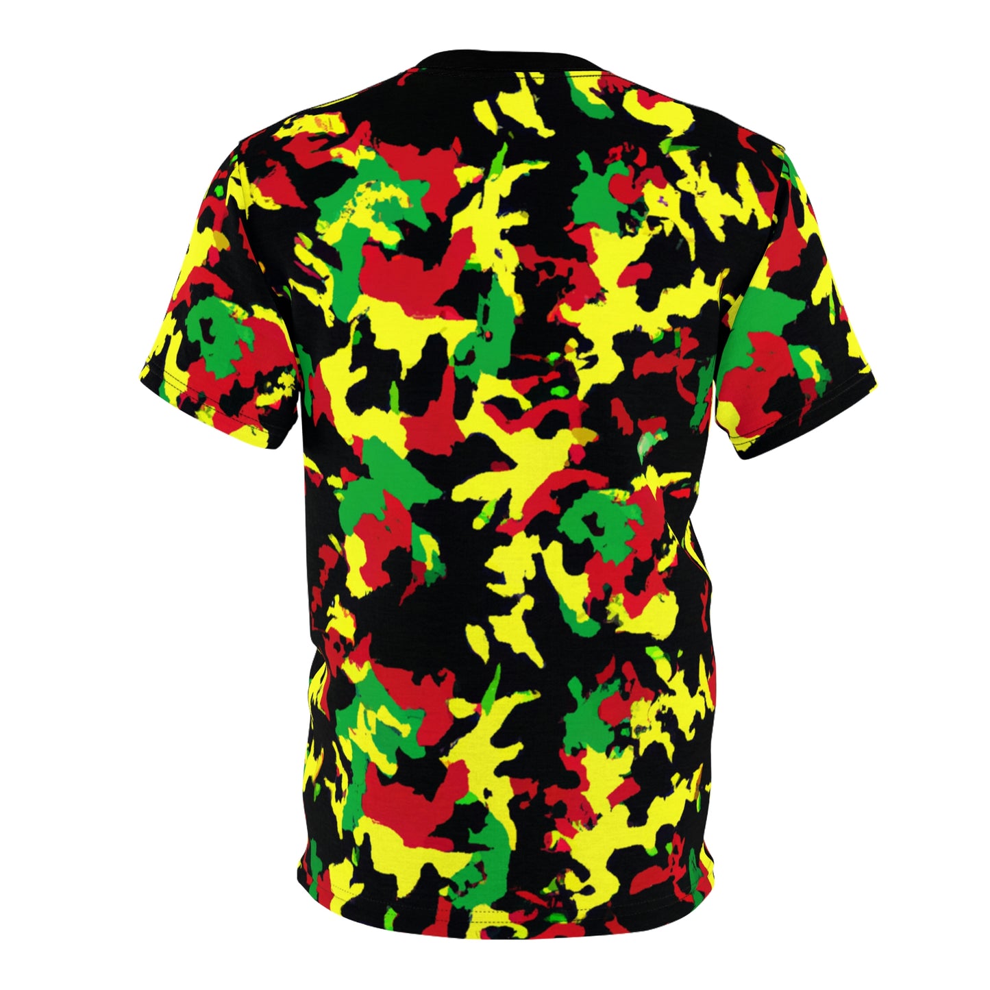 Rasta Camo - AI Art - T-Shirt