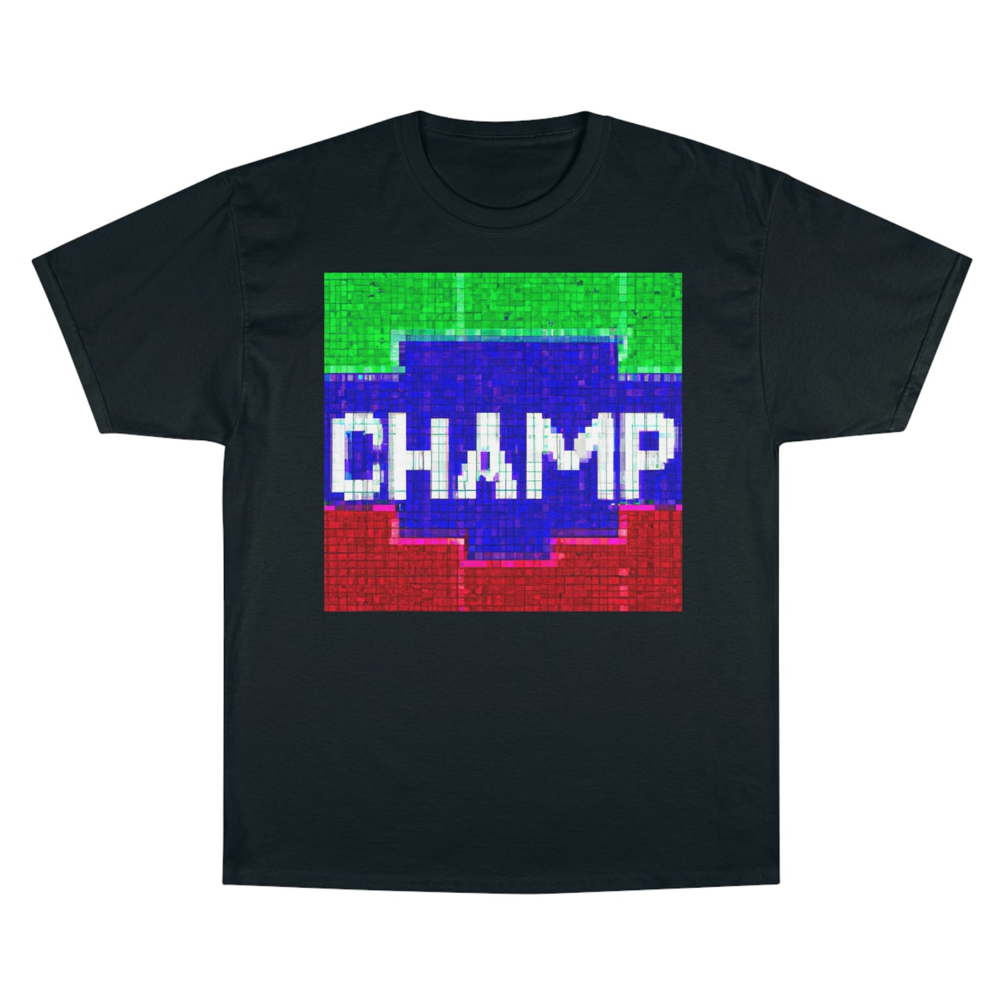 CHAMP (Alt Logo 4 Pixel) - AI Art - Champion T-Shirt