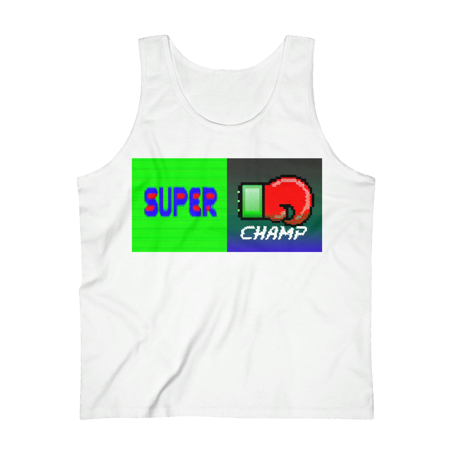 SUPER CHAMP (Alt Logo 1) - AI Art - Men's Ultra Cotton Tank Top