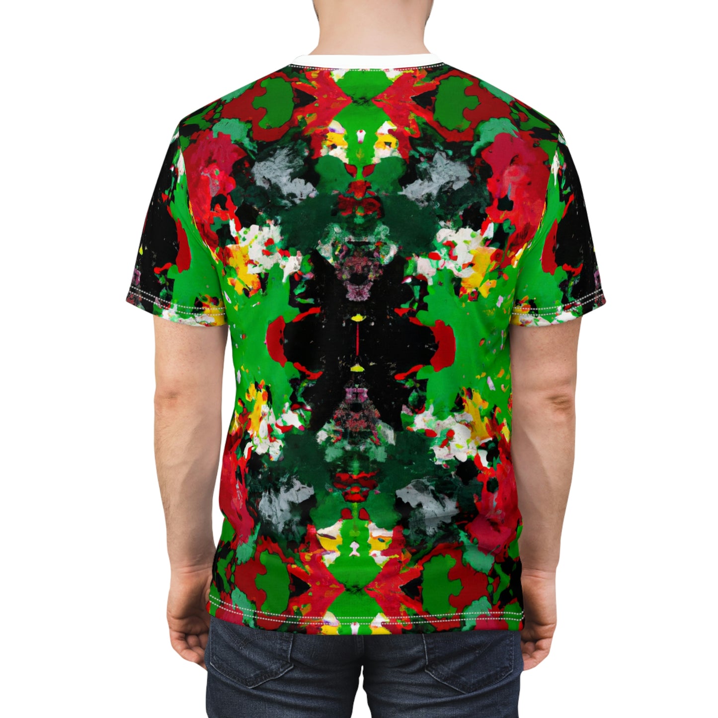 Rasta Kaleidescope 2 - AI Art - T-Shirt