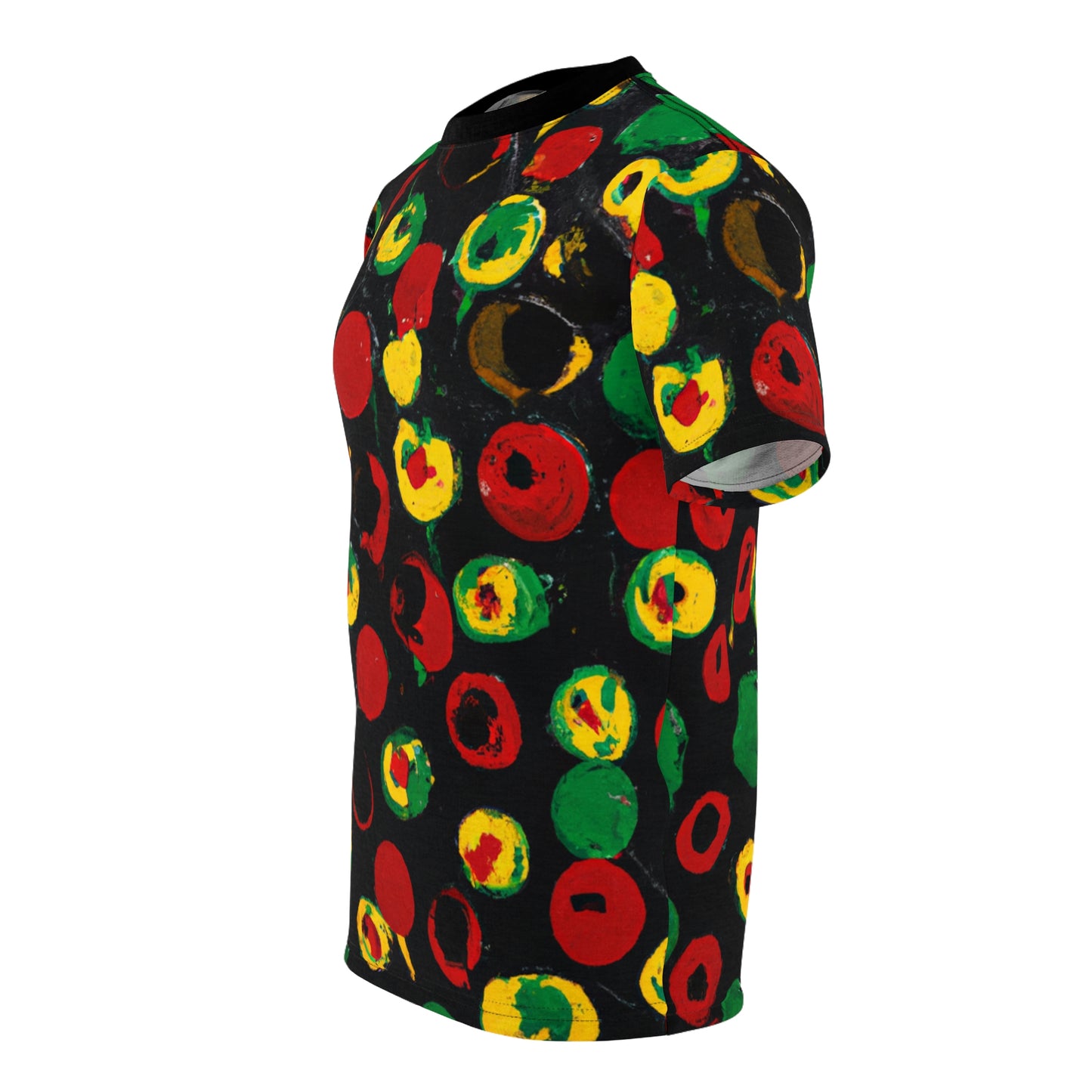 Rasta Polka Dot - AI Art - T-Shirt