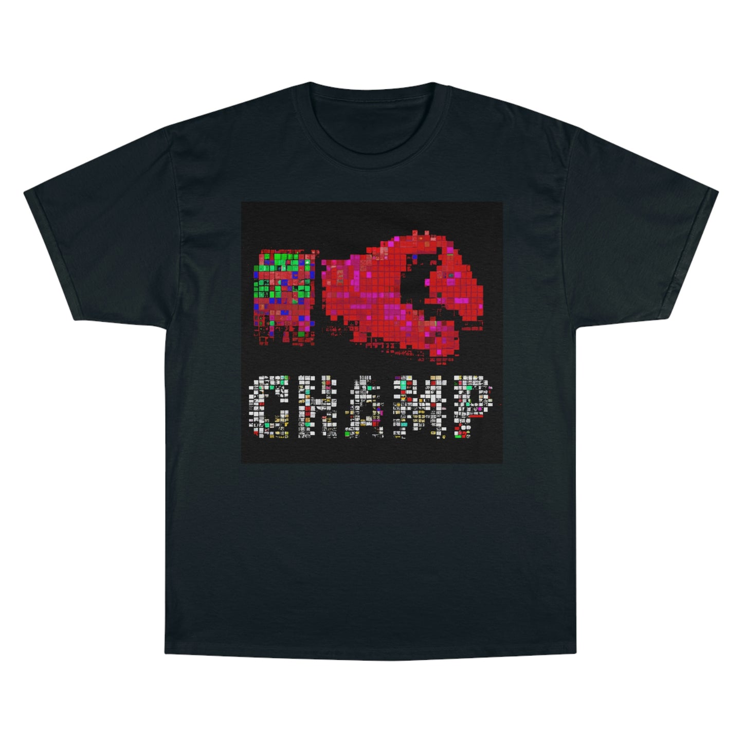 CHAMP (Alt Logo 3 Pixel) - AI Art - Champion T-Shirt