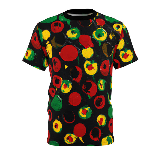 Rasta Polka Dot - AI Art - T-Shirt