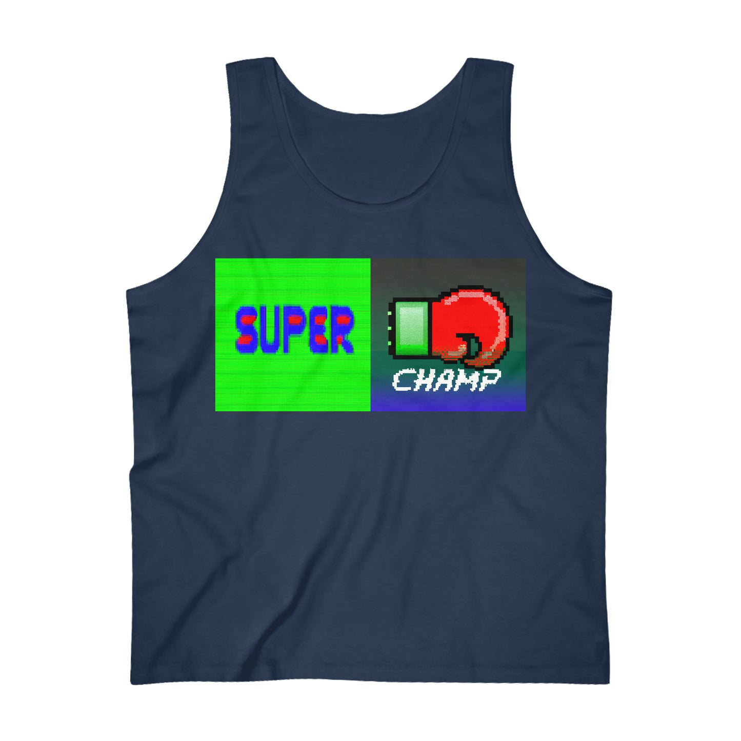 SUPER CHAMP (Alt Logo 1) - AI Art - Men's Ultra Cotton Tank Top