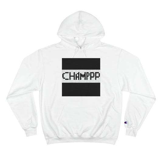 CHAMPPP Logo 11 (Pixel) - AI Art - Champion Hoodie