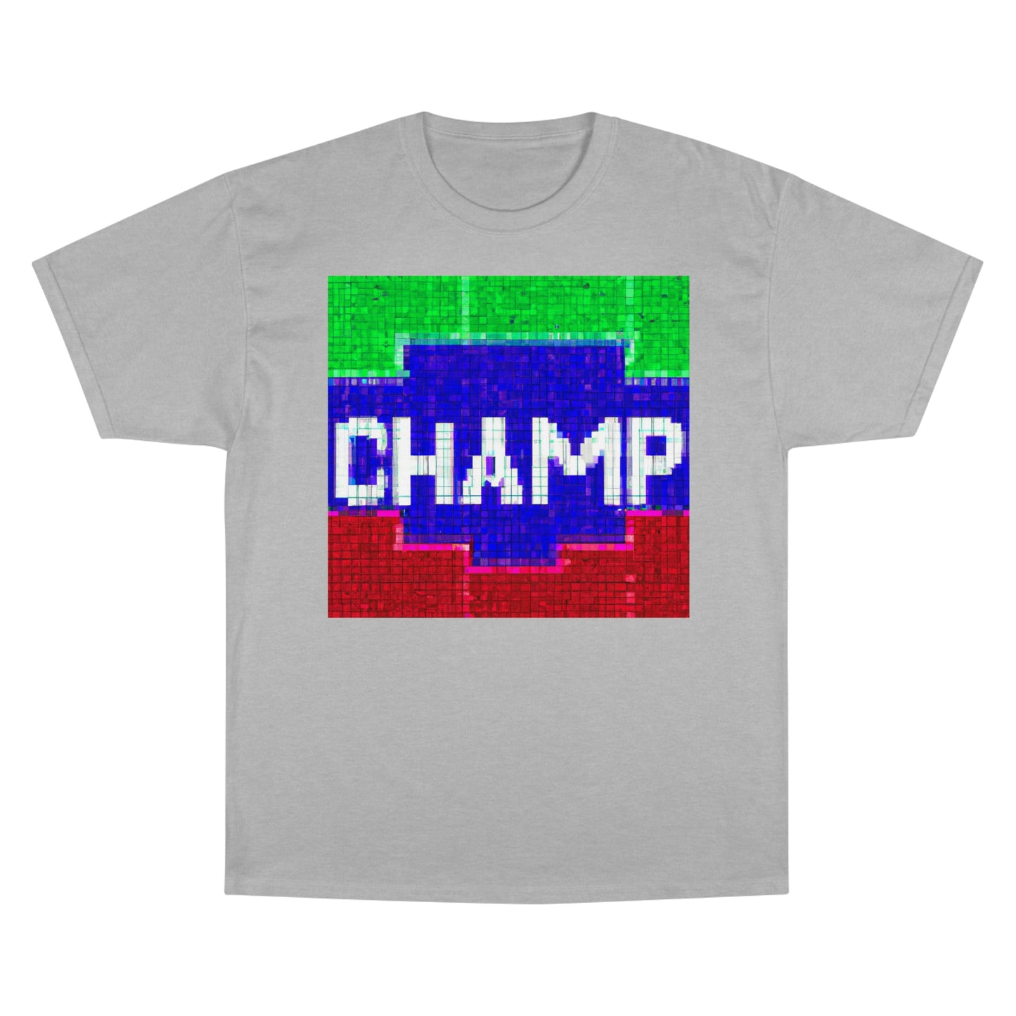 CHAMP (Alt Logo 4 Pixel) - AI Art - Champion T-Shirt