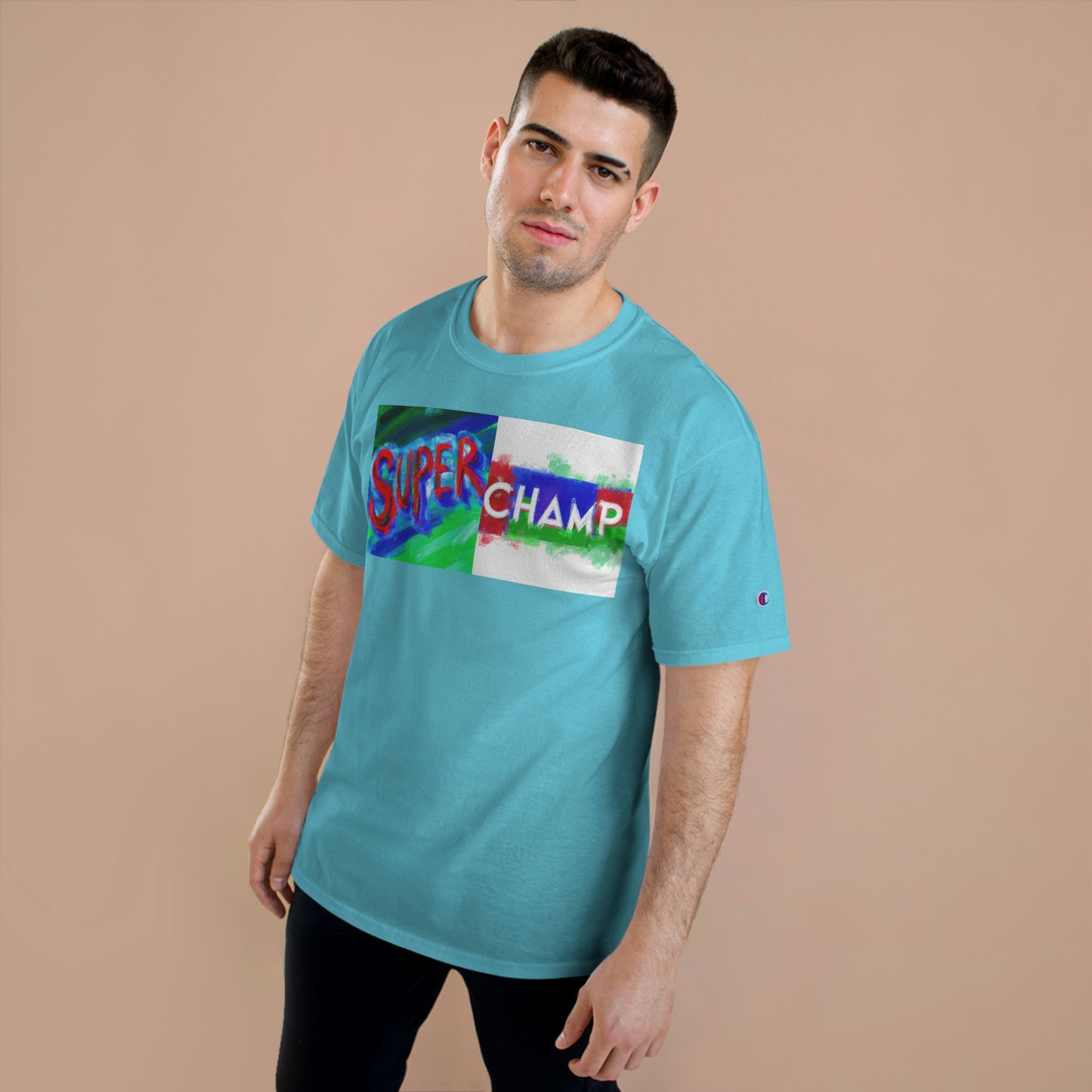 SUPER CHAMP (Main Logo) - AI Art - Champion T-Shirt