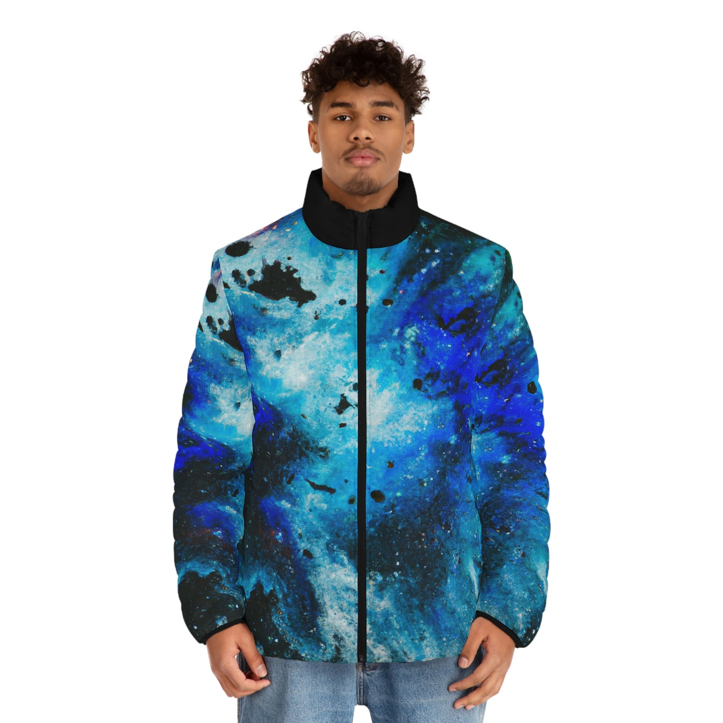 Nebula 2 Spaceballer Jacket - AI Art - Men's Puffer Jacket