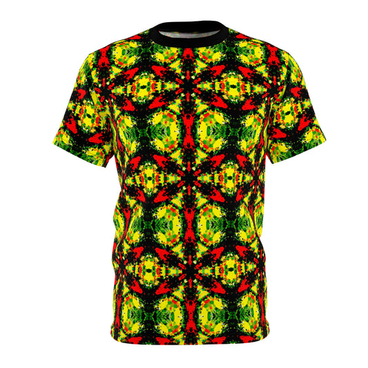 Rasta Star 2 - AI Art - T-Shirt