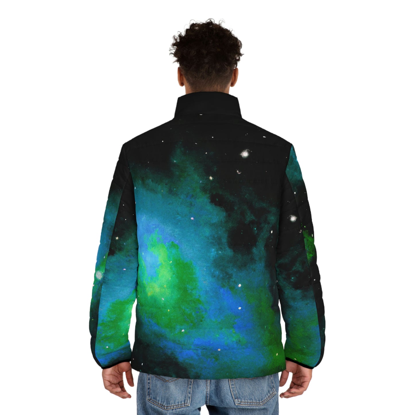 Nebula 3 Spaceballer Jacket - AI Art - Men's Puffer Jacket