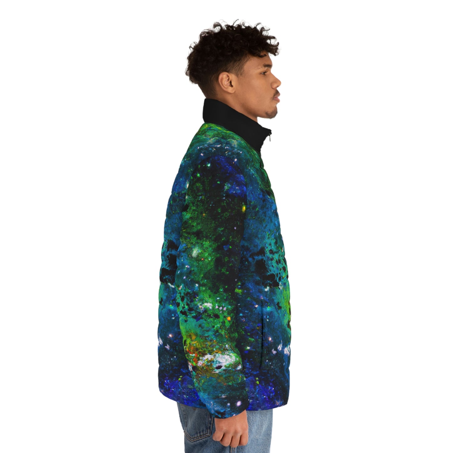 Nebula 1 Spaceballer Jacket - AI Art - Men's Puffer Jacket