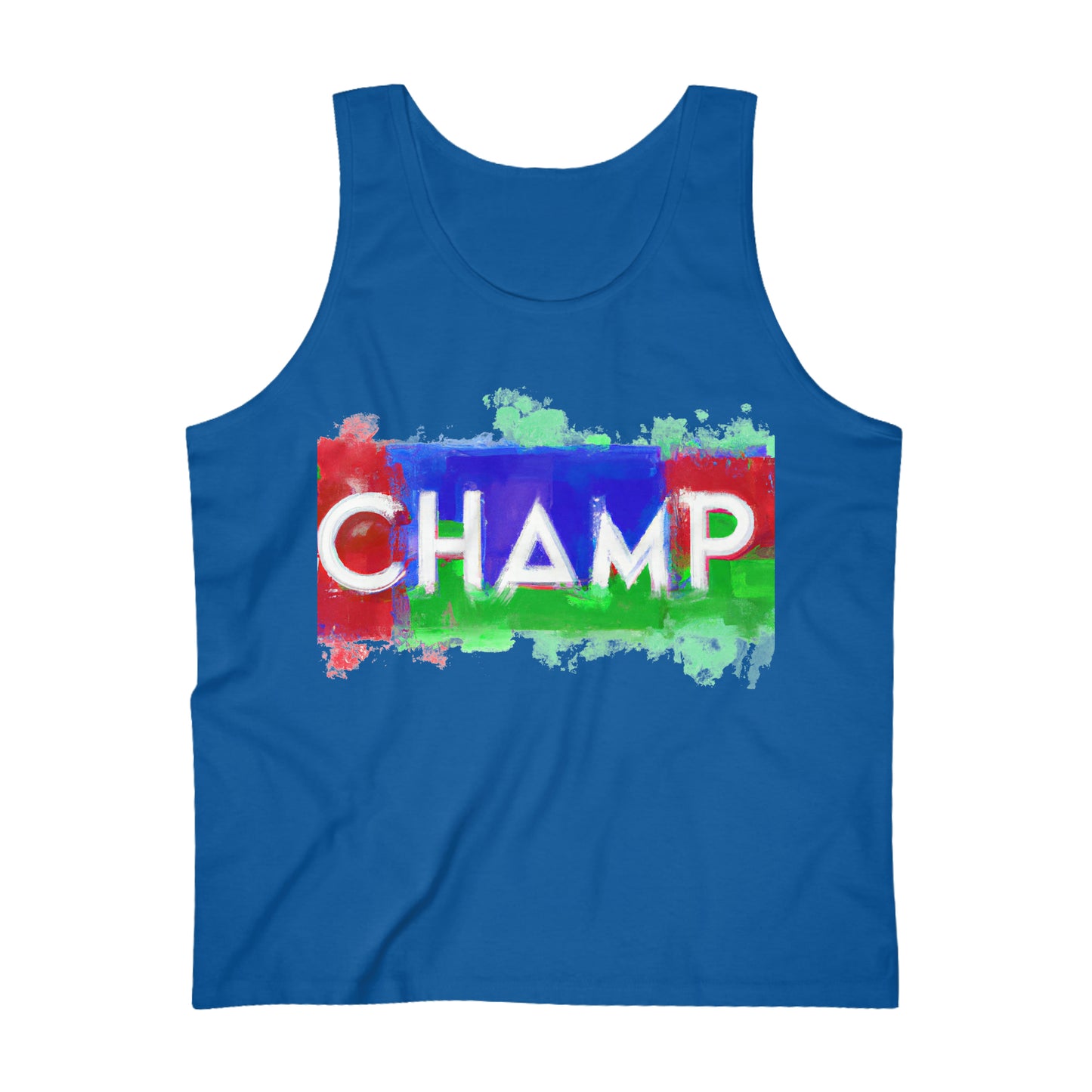 CHAMP 1 (Main Logo) - AI Art - Men's Ultra Cotton Tank Top