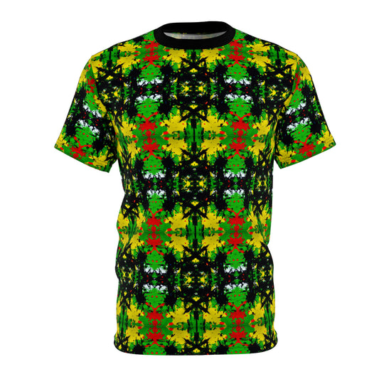 Rasta Star 1 - AI Art - T-Shirt