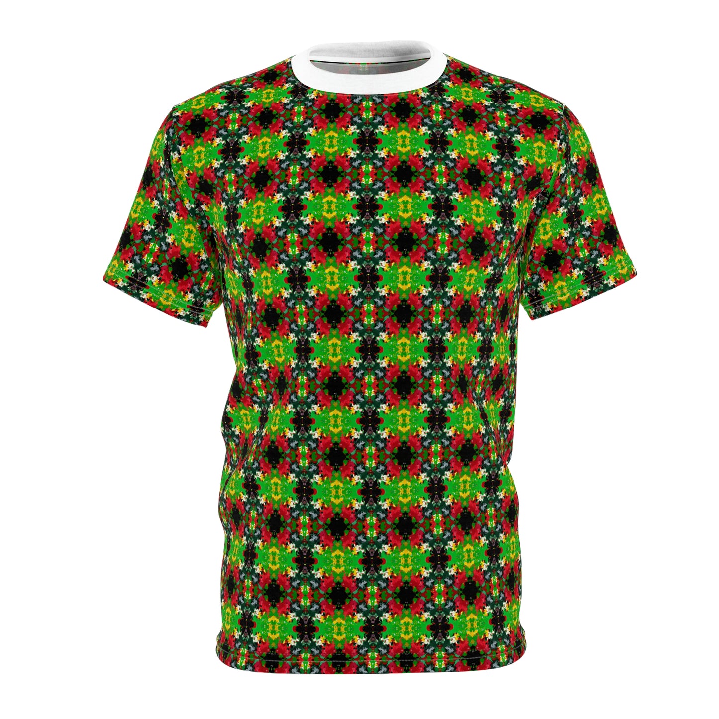 Rasta Kaleidescope 2 - AI Art - T-Shirt