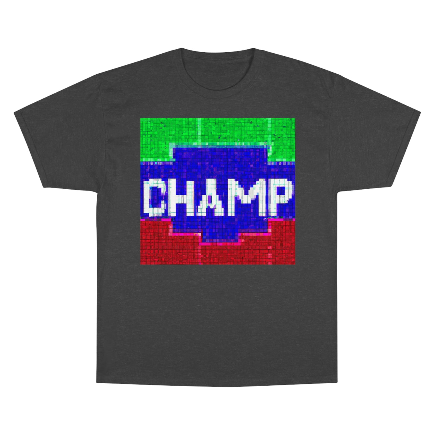 CHAMP (Alt Logo 4 Pixel) - AI Art - Champion T-Shirt