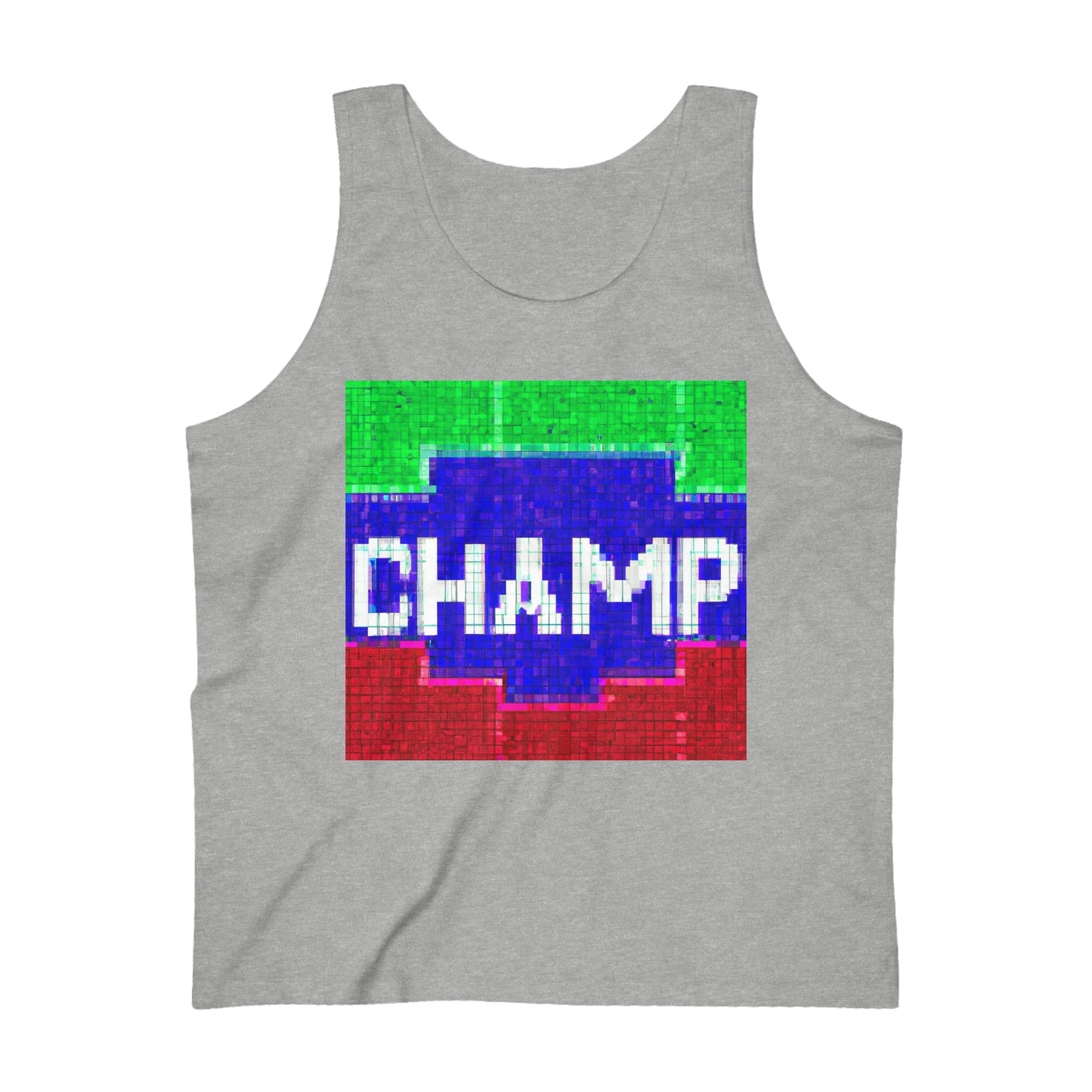 CHAMP (Alt Logo 4 Pixel) - AI Art - Men's Ultra Cotton Tank Top