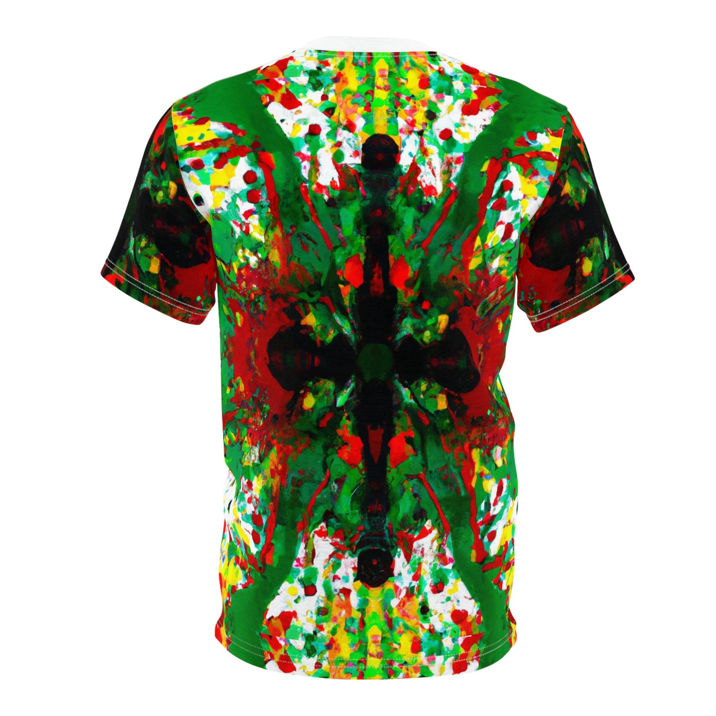 Rasta Kaleidescope Cross - AI Art - T-Shirt