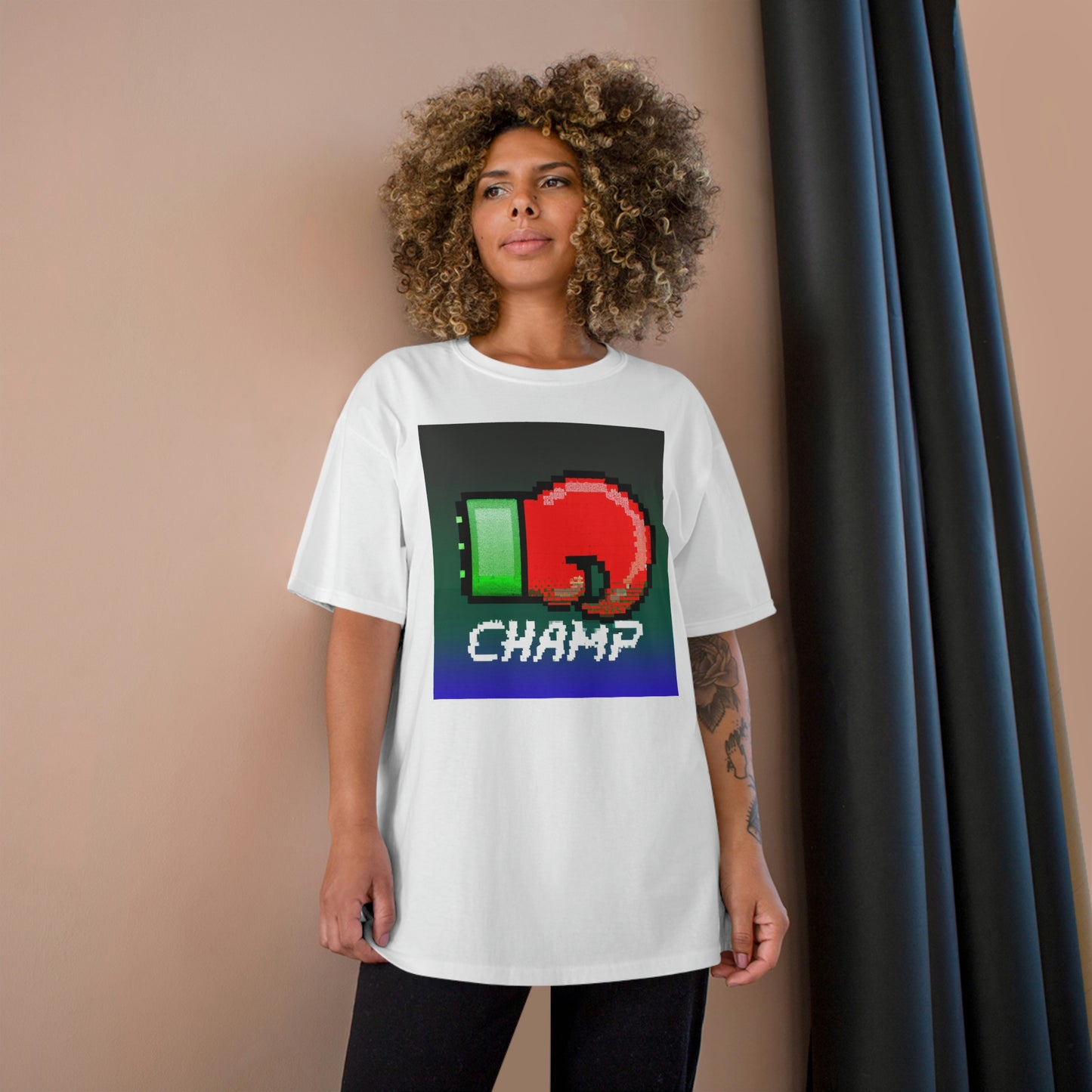 CHAMP 2 - (Alt logo 1) - AI Art - Champion T-Shirt