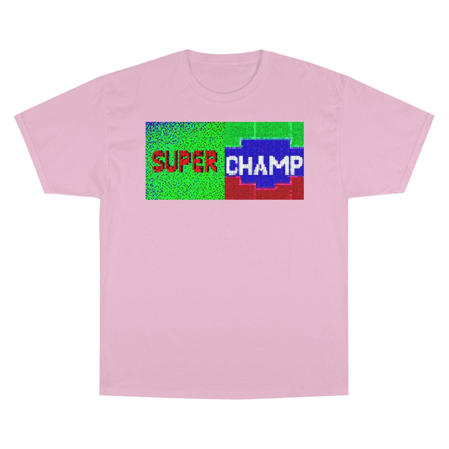 SUPER CHAMP (Alt Logo 2) - AI Art - Champion T-Shirt