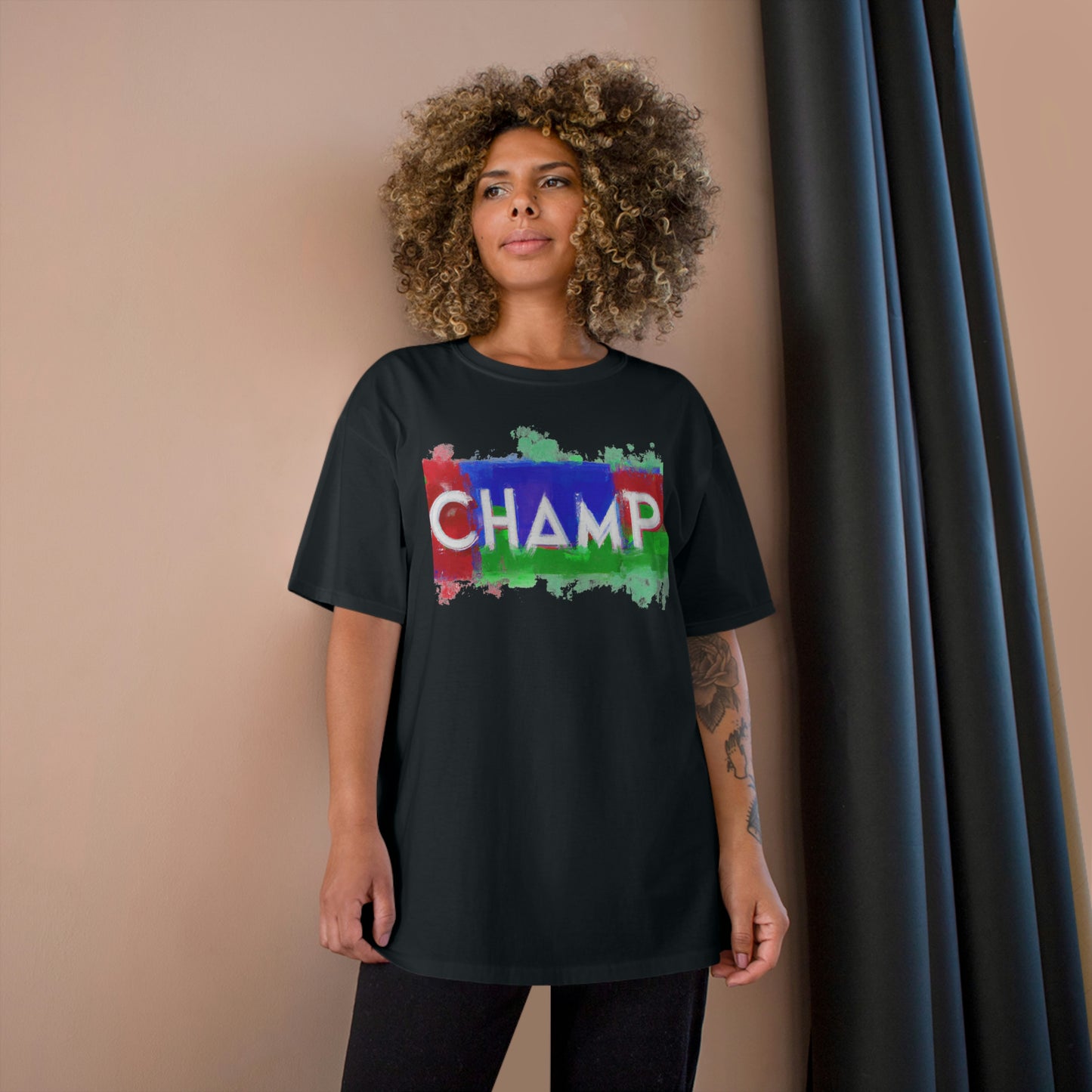 CHAMP 1 (SuperChamp Logo) - Champion T-Shirt