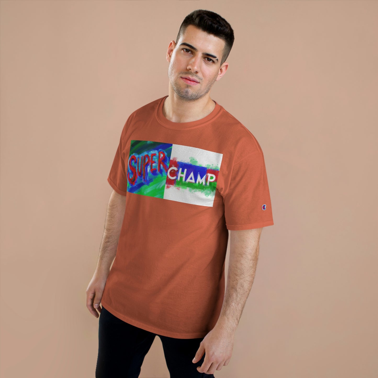 SUPER CHAMP (Main Logo) - AI Art - Champion T-Shirt