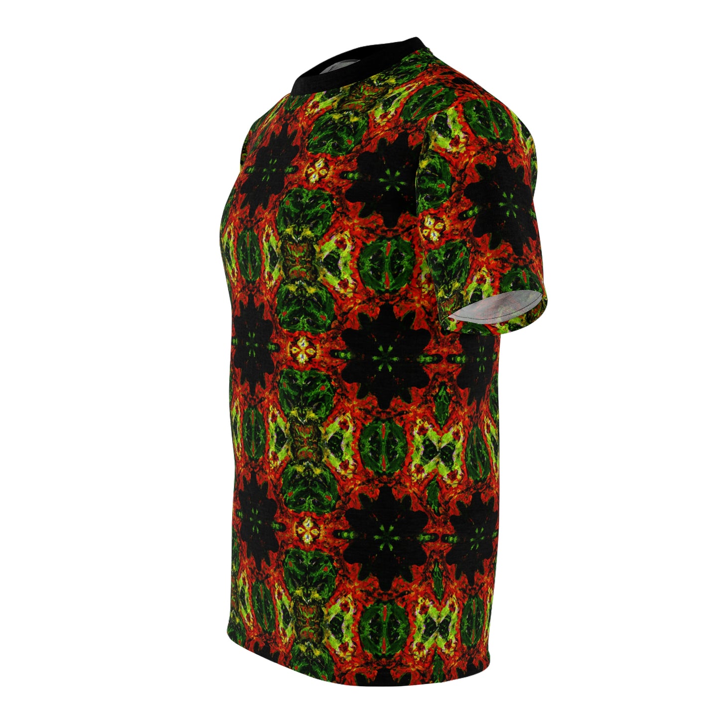 Rasta Blossom Pattern 1 - AI Art - T-Shirt