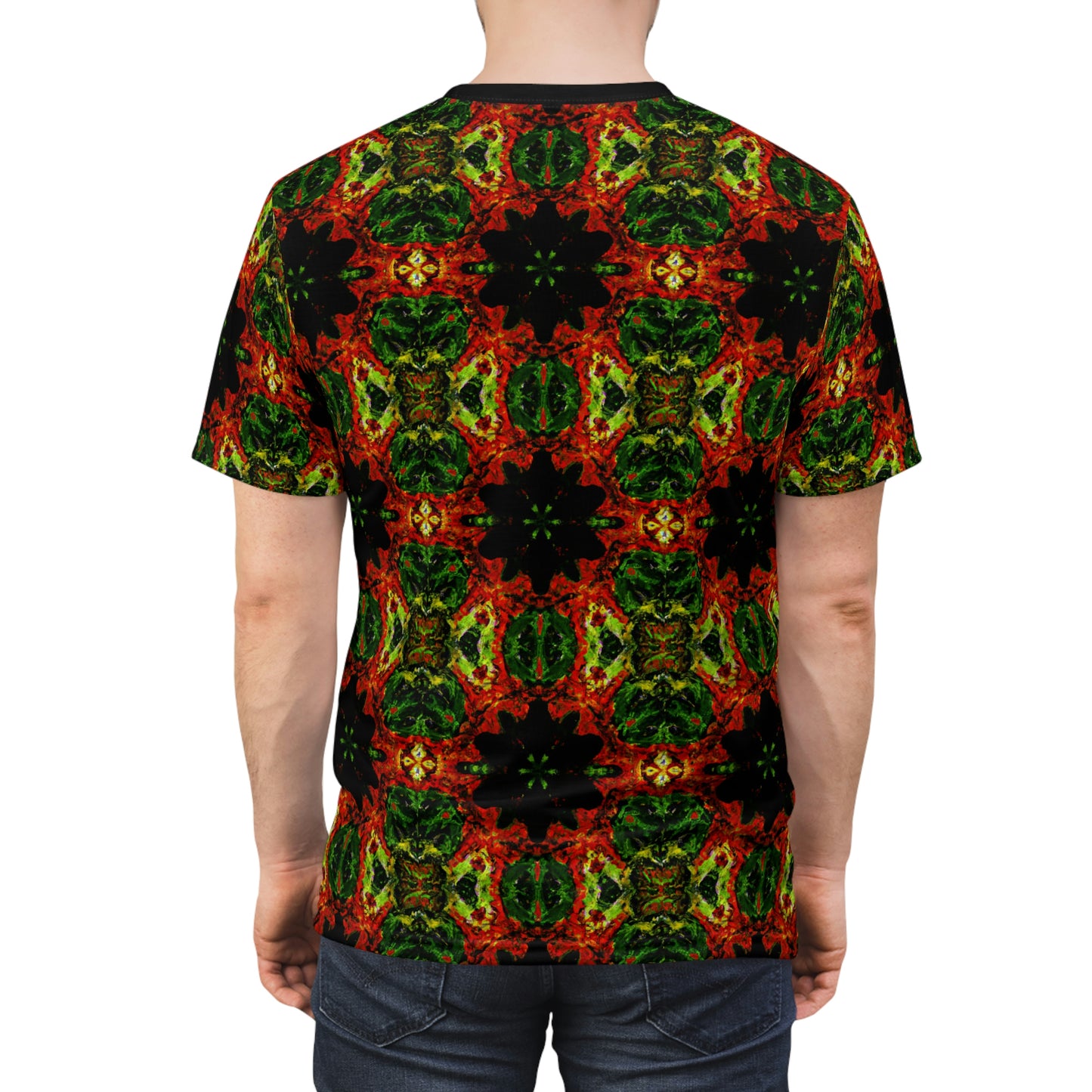 Rasta Blossom Pattern 1 - AI Art - T-Shirt