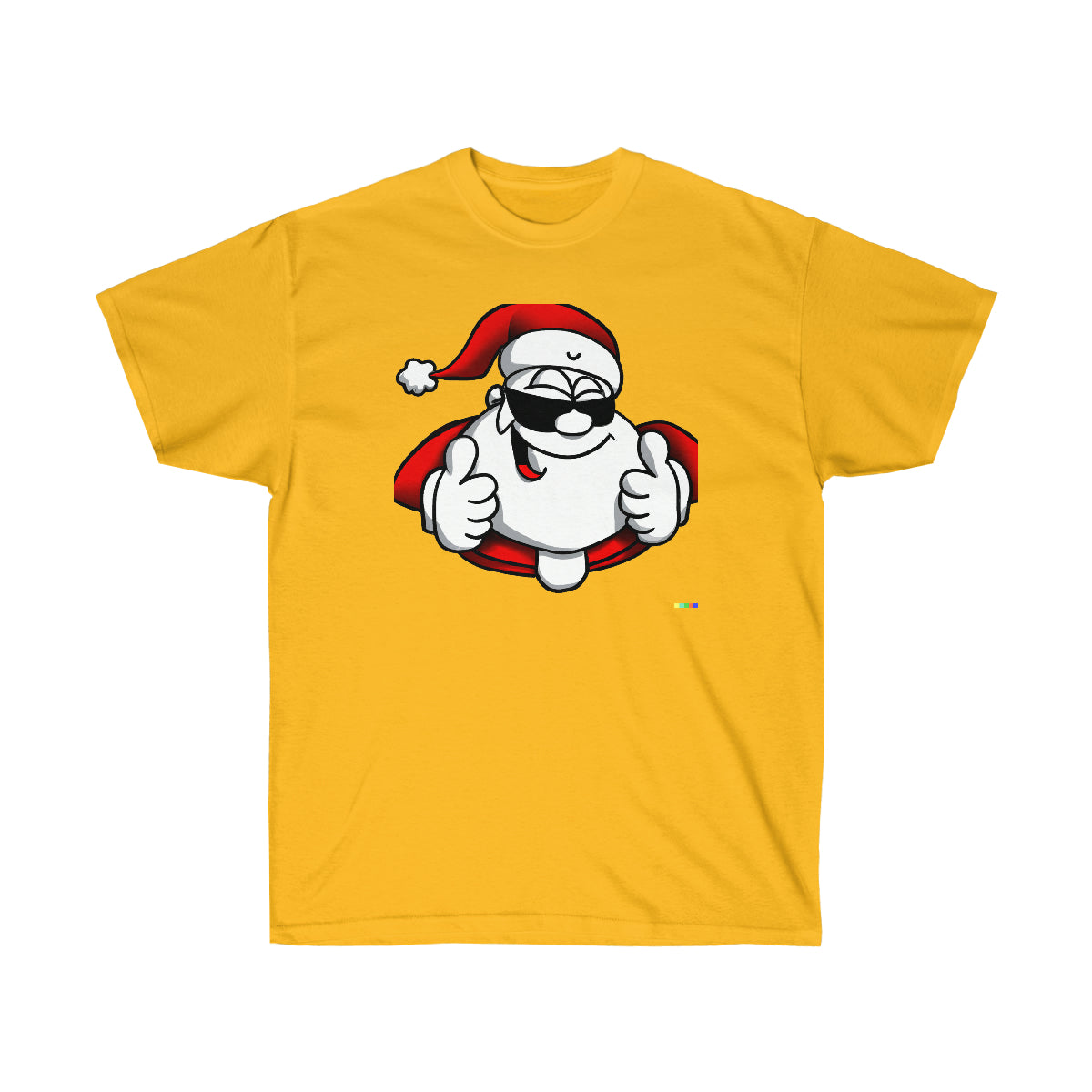 Santa Claus 2 Thumbs Up - AI Cartoon Art - Ultra Cotton Tee