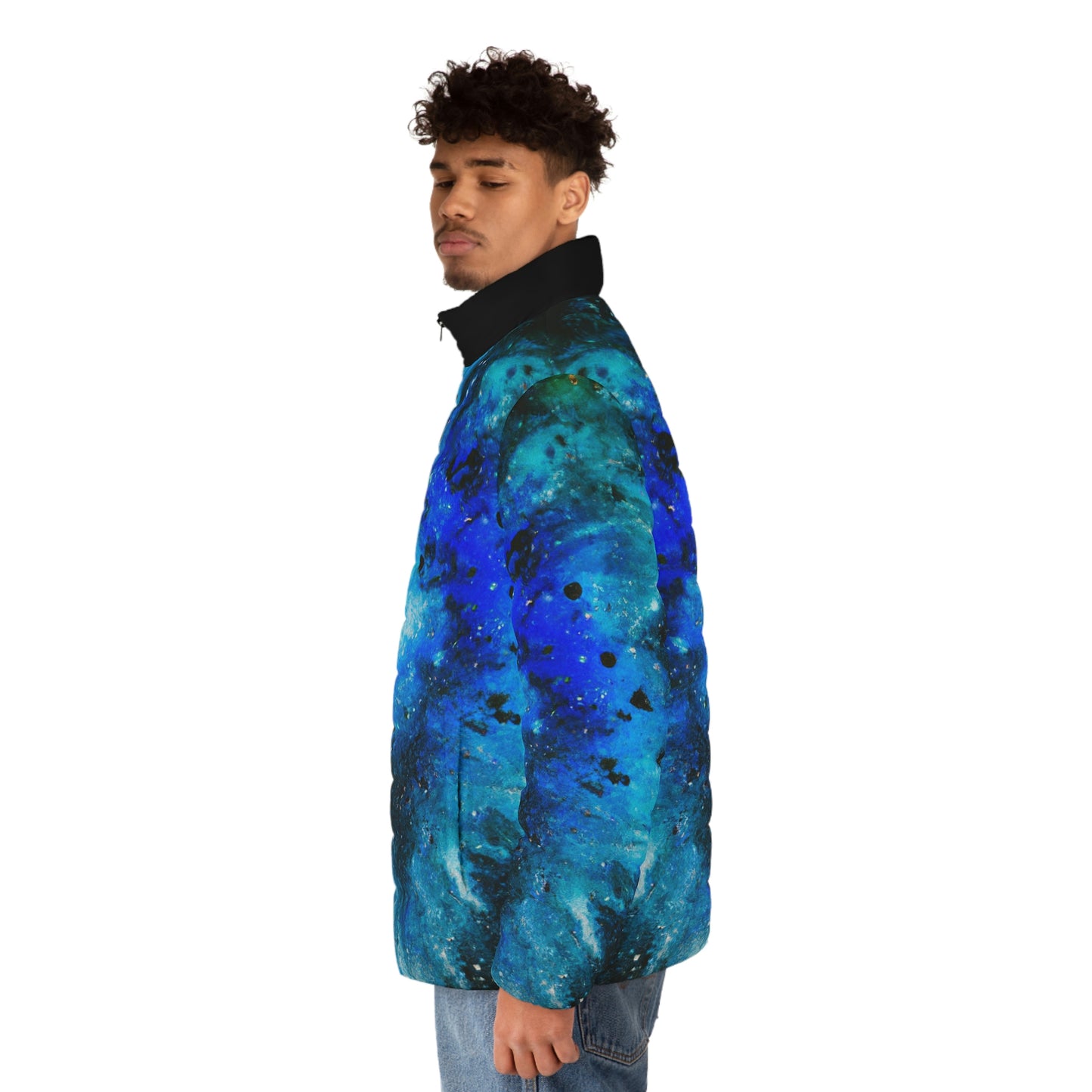 Nebula 2 Spaceballer Jacket - AI Art - Men's Puffer Jacket